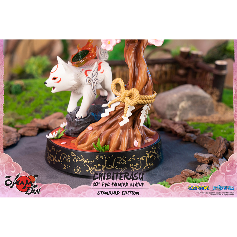 First 4 Figures: Okamiden - Chibiterasu 10 - Inch PVC Statue (Standard Edition) - DelsBricks Toys & CollectiblesFigureDelsBricks Toys & CollectiblesShumi Toys & Gifts