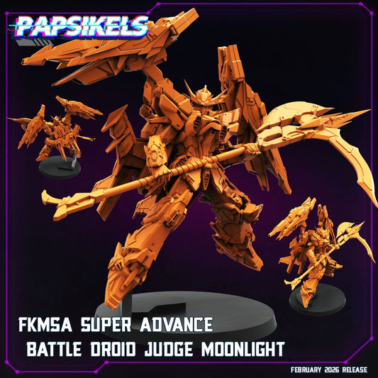FKMSA Super Advance Battle Droid Judge Moonlight – Resin Printed Sci - Fi Mini - DelsBricks Toys & CollectiblesResin Printed MiniatureDelsBricks Toys & CollectiblesMega Diamonds & Schwartzreiter Mini Forge