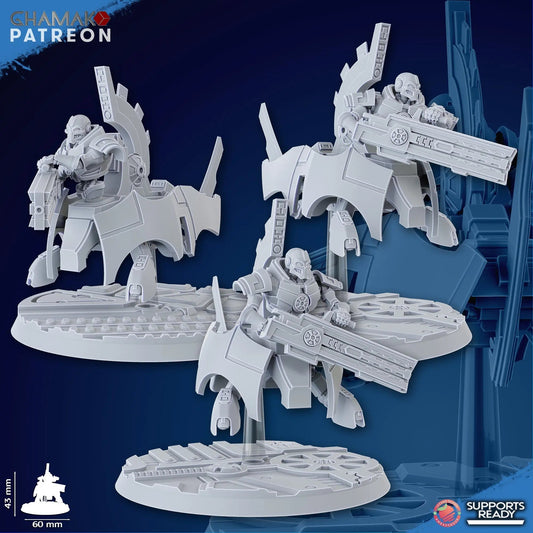 Flying Undying Squad by Ghamak - 43mm Resin Printed Sci - Fi Minis (3 Units) - DelsBricks Toys & CollectiblesResin Printed MiniatureDelsBricks Toys & CollectiblesMega Diamonds & Schwartzreiter Mini Forge
