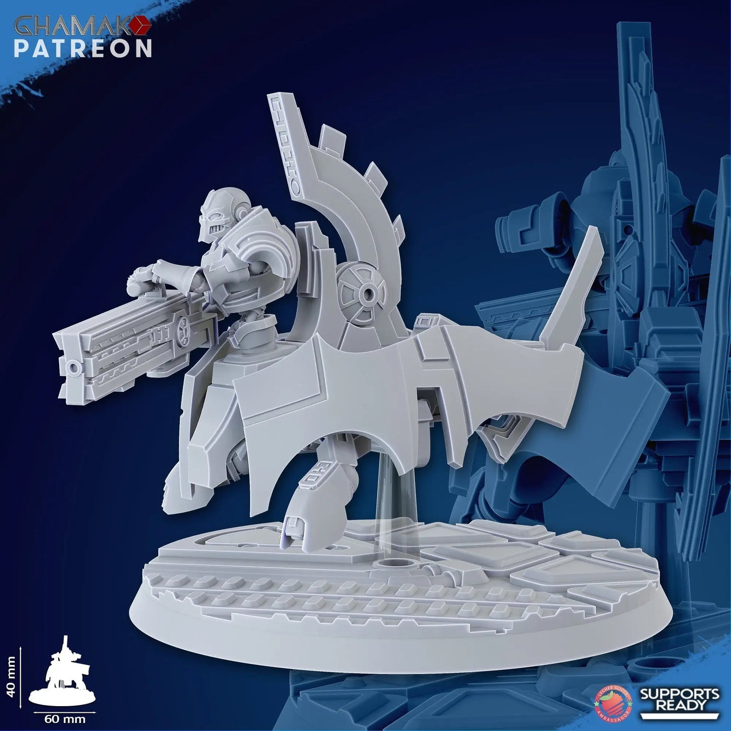 Flying Undying Squad by Ghamak - 43mm Resin Printed Sci - Fi Minis (3 Units) - DelsBricks Toys & CollectiblesResin Printed MiniatureDelsBricks Toys & CollectiblesMega Diamonds & Schwartzreiter Mini Forge