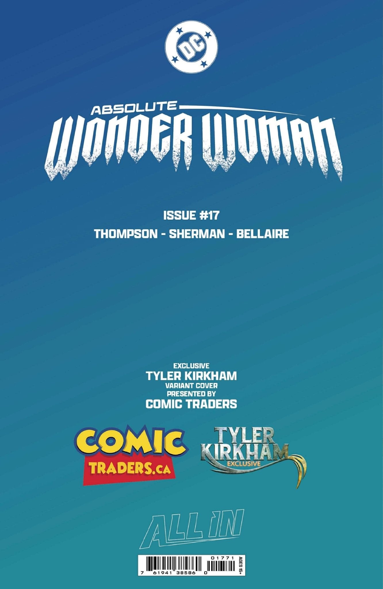 [FOIL] ABSOLUTE WONDER WOMAN 17 TYLER KIRKHAM Megacon 2026 EXCLUSIVE VIRGIN VAR (02/25/2026) - DelsBricks Toys & CollectiblesComic BookDelsBricks Toys & CollectiblesUnknown Comic Books