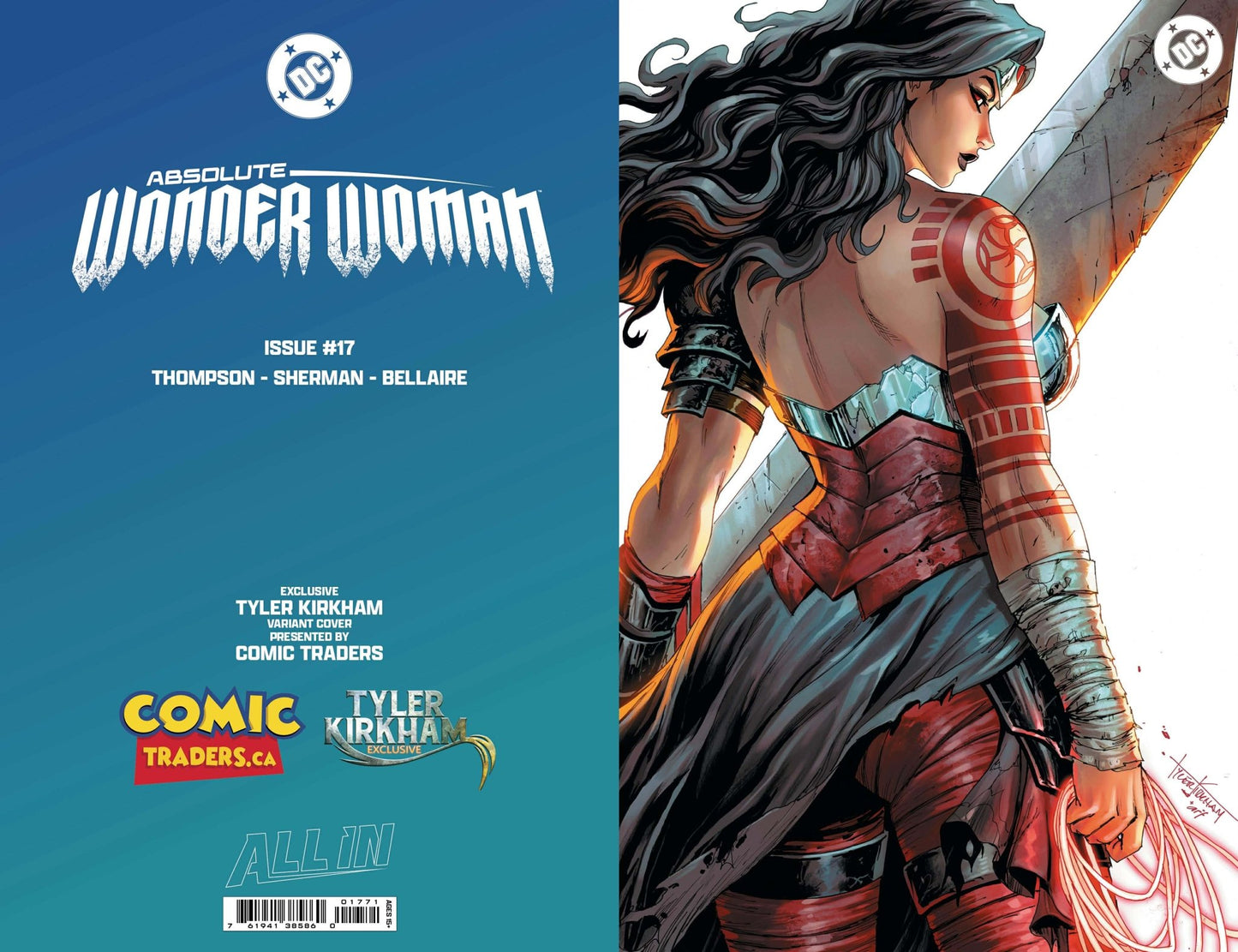 [FOIL] ABSOLUTE WONDER WOMAN 17 TYLER KIRKHAM Megacon 2026 EXCLUSIVE VIRGIN VAR (02/25/2026) - DelsBricks Toys & CollectiblesComic BookDelsBricks Toys & CollectiblesUnknown Comic Books