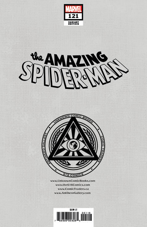 [Foil] Amazing Spider - Man 121 Facsimile Edition Unknown Comics John Romita Exclusive Var (06/14/2023) - DelsBricks Toys & CollectiblesCOMIC BOOK EXCLUSIVEDelsBricks Toys & CollectiblesUnknown Comic Books