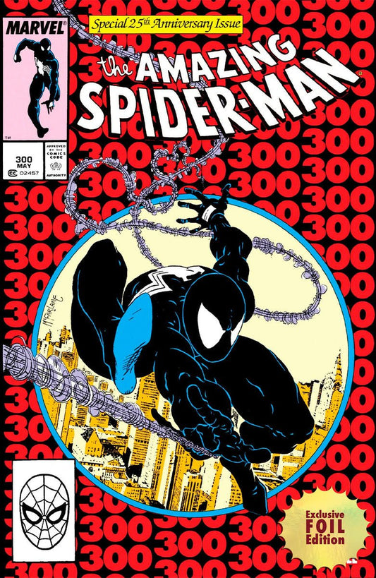 [FOIL] AMAZING SPIDER - MAN 300 FACSIMILE EDITION FOIL VARIANT (08/23/2023) - DelsBricks Toys & CollectiblesComic BookDelsBricks Toys & CollectiblesUnknown Comic Books