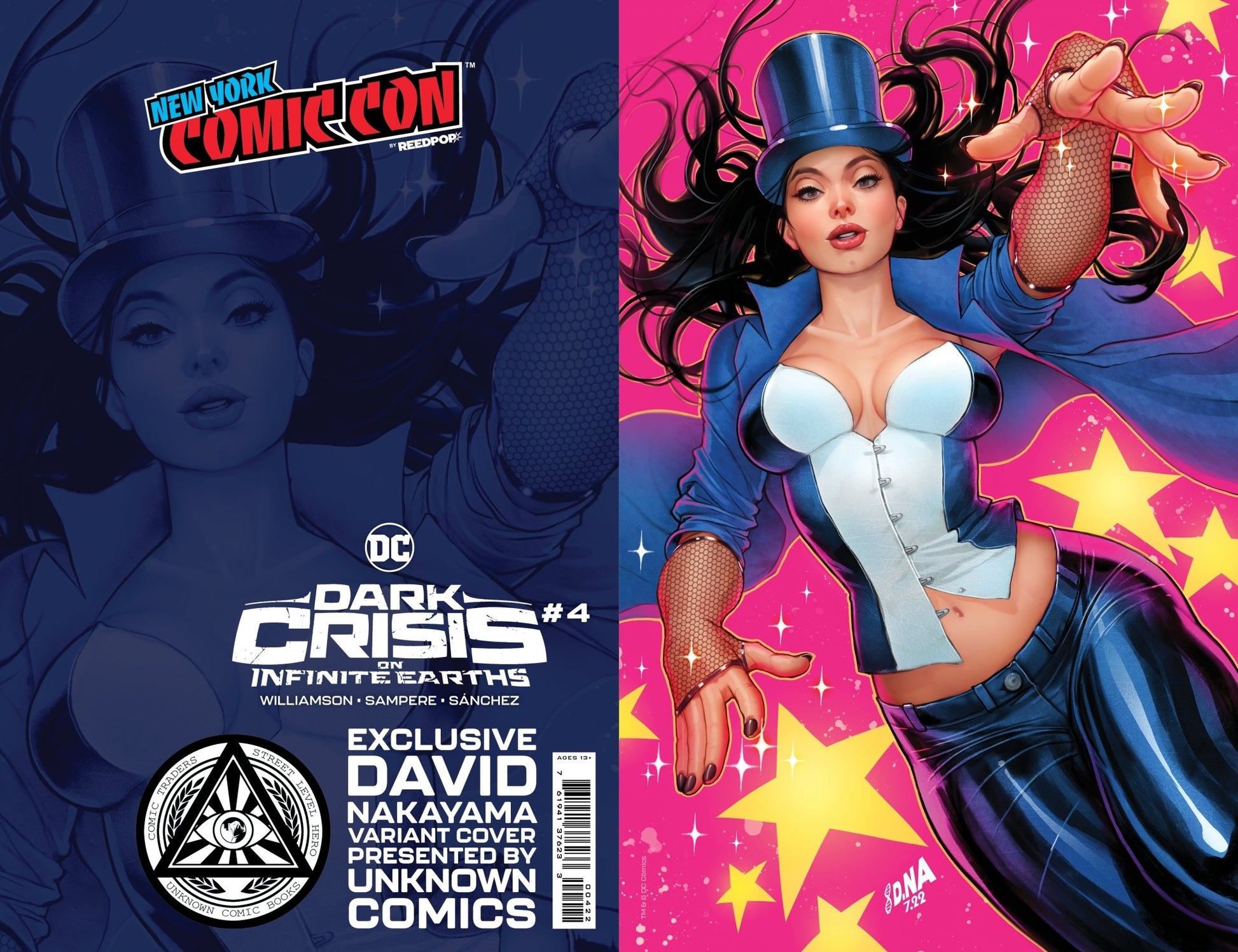 [Foil] Dark Crisis On Infinite Earths 4 Unknown Comics David Nakayama Exclusive Nycc 2022 Virgin Var - DelsBricks Toys & CollectiblesComic BooksDelsBricks Toys & CollectiblesUnknown Comic Books