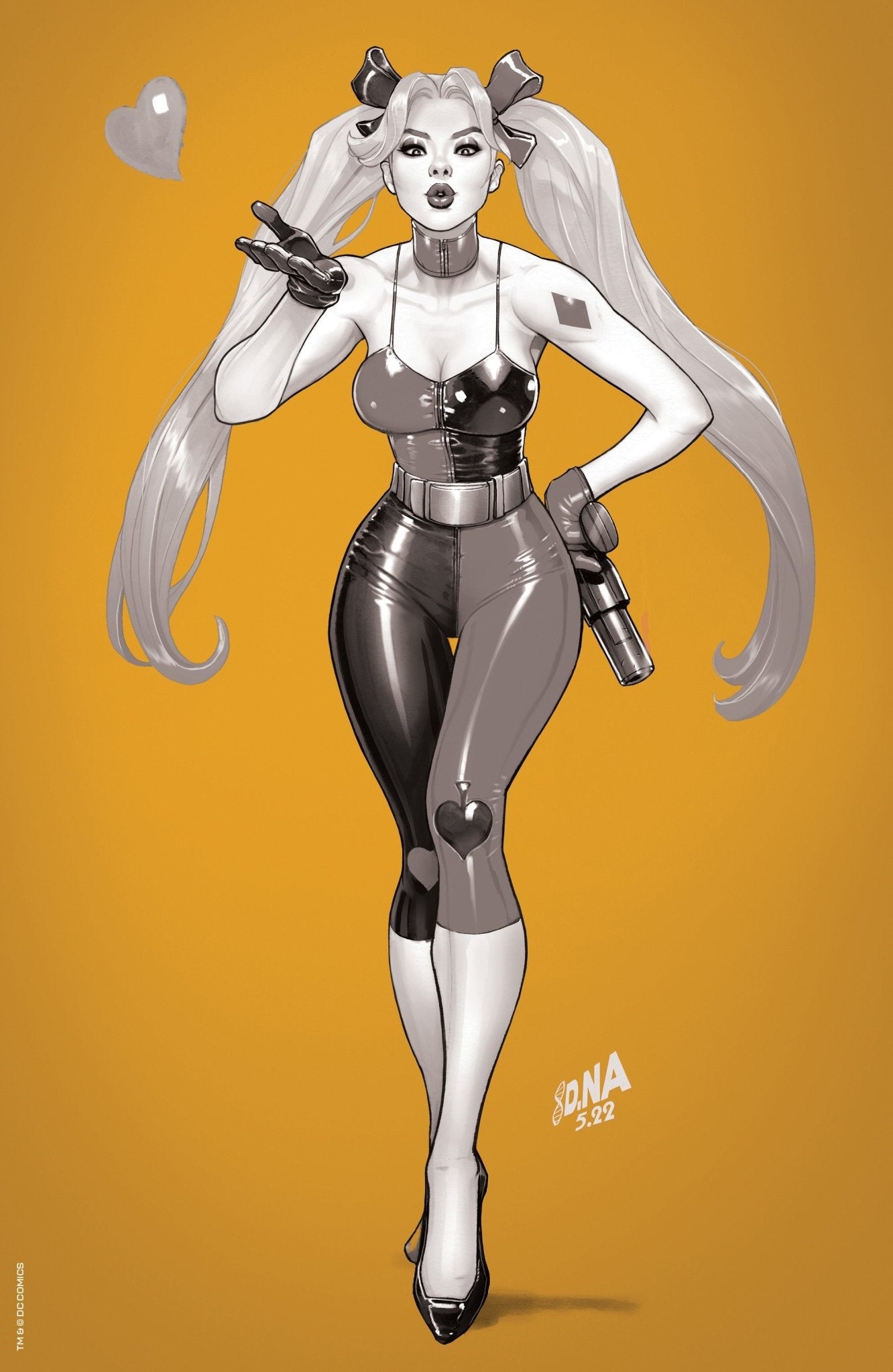 [FOIL] HARLEY QUINN 22 UNKNOWN COMICS DAVID NAKAYAMA GOLD FOIL VIRIGN NYCC 2022 B&W COLOR BLEED VAR (09/28/2022) - DelsBricks Toys & CollectiblesCOMIC BOOK EXCLUSIVEDelsBricks Toys & CollectiblesUnknown Comic Books