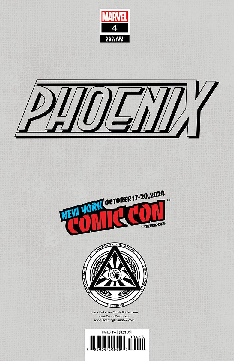 [Foil] Phoenix 4 Unknown Comics Nathan Szerdy Exclusive Virgin Nycc 2024 Var (10/23/2024) - DelsBricks Toys & CollectiblesCOMIC BOOKDelsBricks Toys & CollectiblesUnknown Comic Books