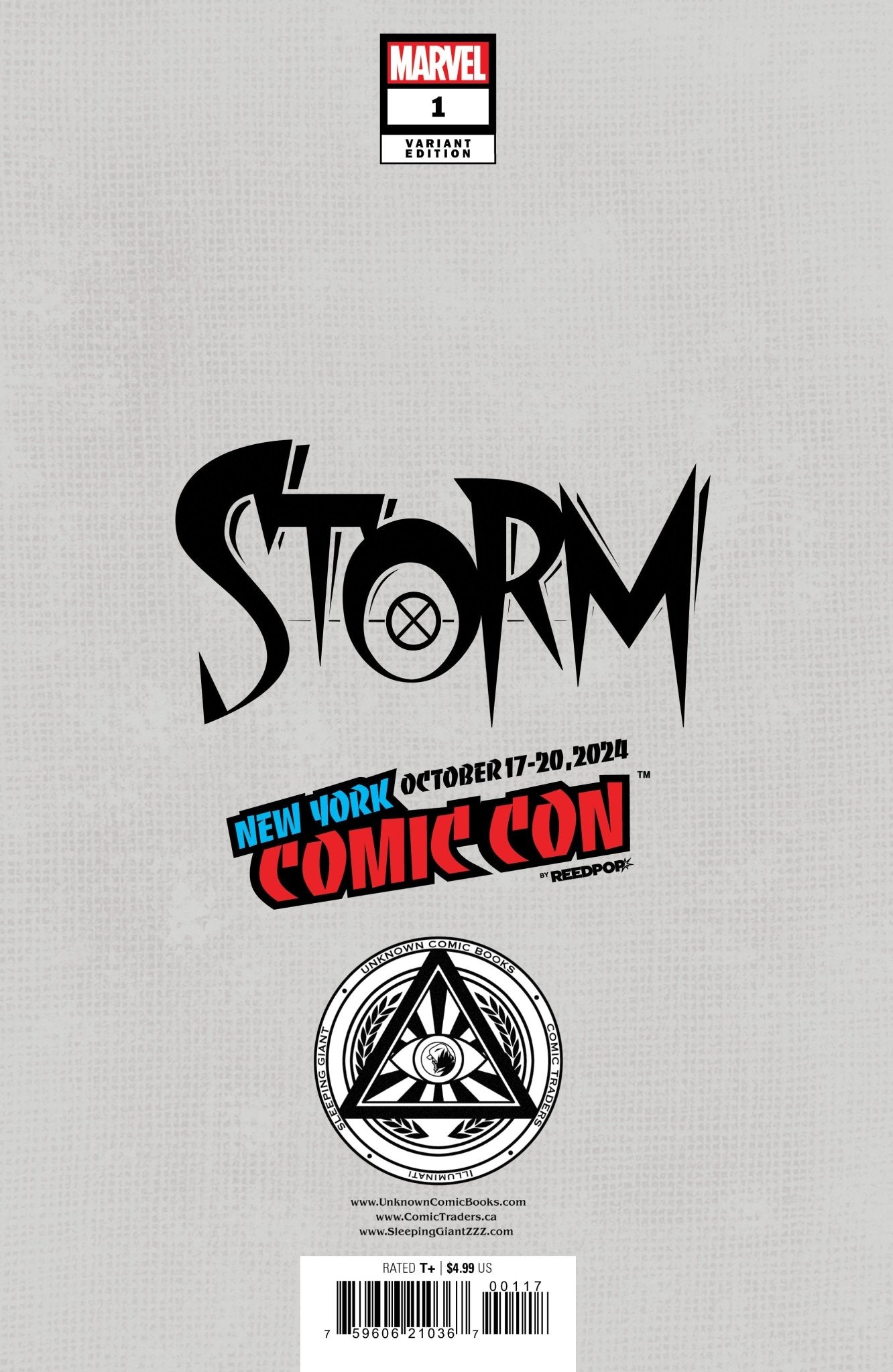 [Foil] Storm 1 Unknown Comics David Nakayama Exclusive Virgin Nycc 2024 Var (10/23/2024) - DelsBricks Toys & CollectiblesCOMIC BOOKDelsBricks Toys & CollectiblesUnknown Comic Books