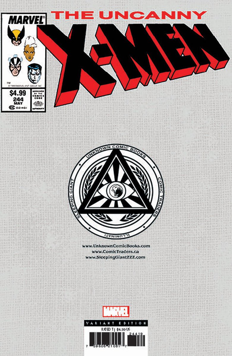 [Foil] Uncanny X - Men 244 Facsimile Unknown Comics Marc Silvestri Exclusive Var (10/02/2024) - DelsBricks Toys & CollectiblesCOMIC BOOKDelsBricks Toys & CollectiblesUnknown Comic Books