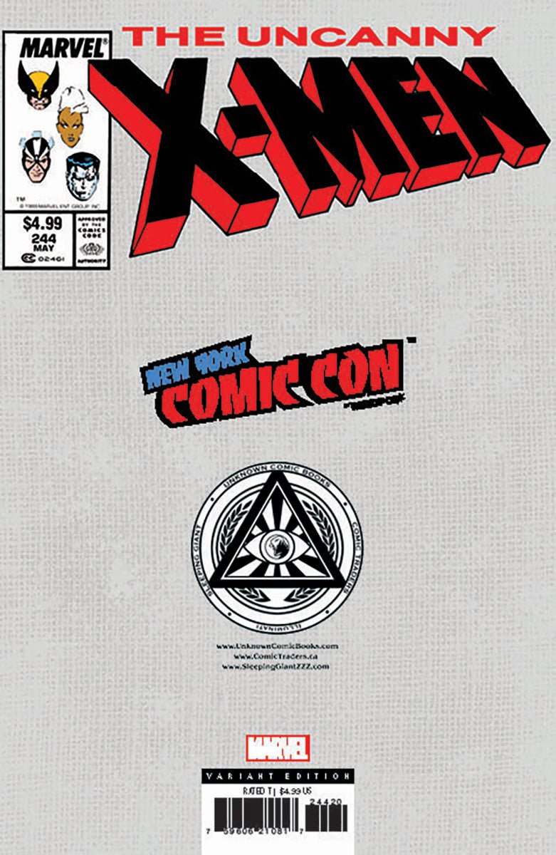 [Foil] Uncanny X - Men 244 Facsimile Unknown Comics Nathan Szerdy Exclusive Virgin Nycc 2024 Var (10/23/2024) - DelsBricks Toys & CollectiblesCOMIC BOOKDelsBricks Toys & CollectiblesUnknown Comic Books