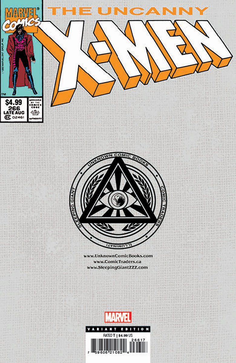 [Foil] Uncanny X - Men 266 Facsimile Edition Unknown Comics Kaare Andrews Exclusive Nycc 2024 Var (10/23/2024) - DelsBricks Toys & CollectiblesCOMIC BOOKDelsBricks Toys & CollectiblesUnknown Comic Books