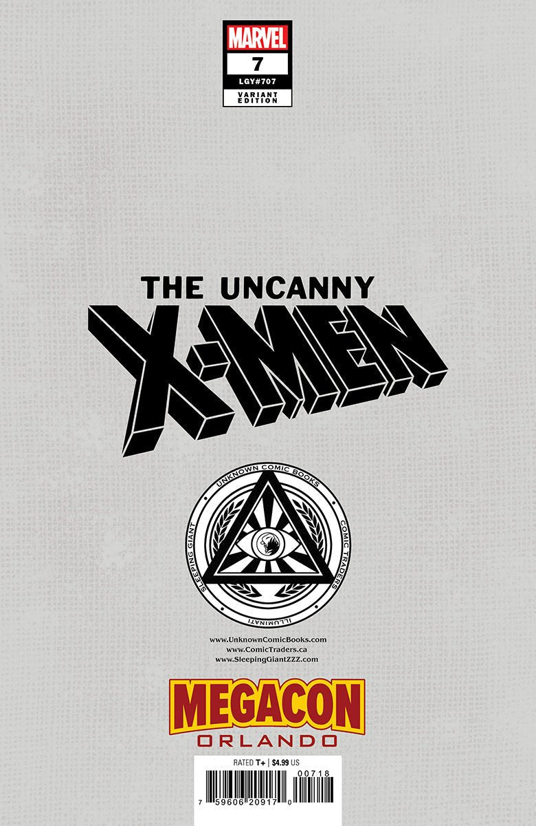[Foil] Uncanny X - Men 7 David Nakayama MEGACON 2025 Exclusive Virgin Var (12/11/2024) - DelsBricks Toys & CollectiblesCOMIC BOOKDelsBricks Toys & CollectiblesUnknown Comic Books