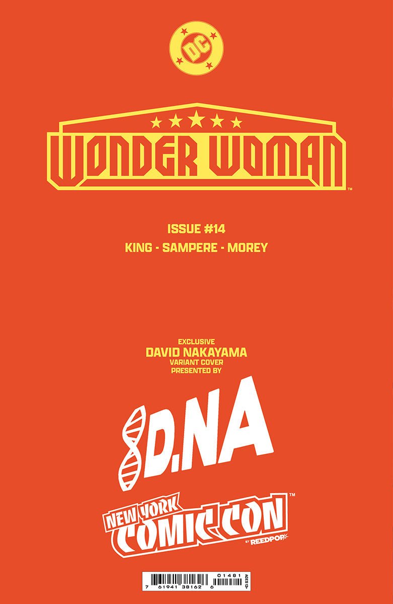 [FOIL] WONDER WOMAN 14 DAVID NAKAYAMA NYCC 2024 EXCLUSIVE VIRGIN PREMIUM VAR (10/23/2024) - DelsBricks Toys & CollectiblesComic BookDelsBricks Toys & CollectiblesUnknown Comic Books