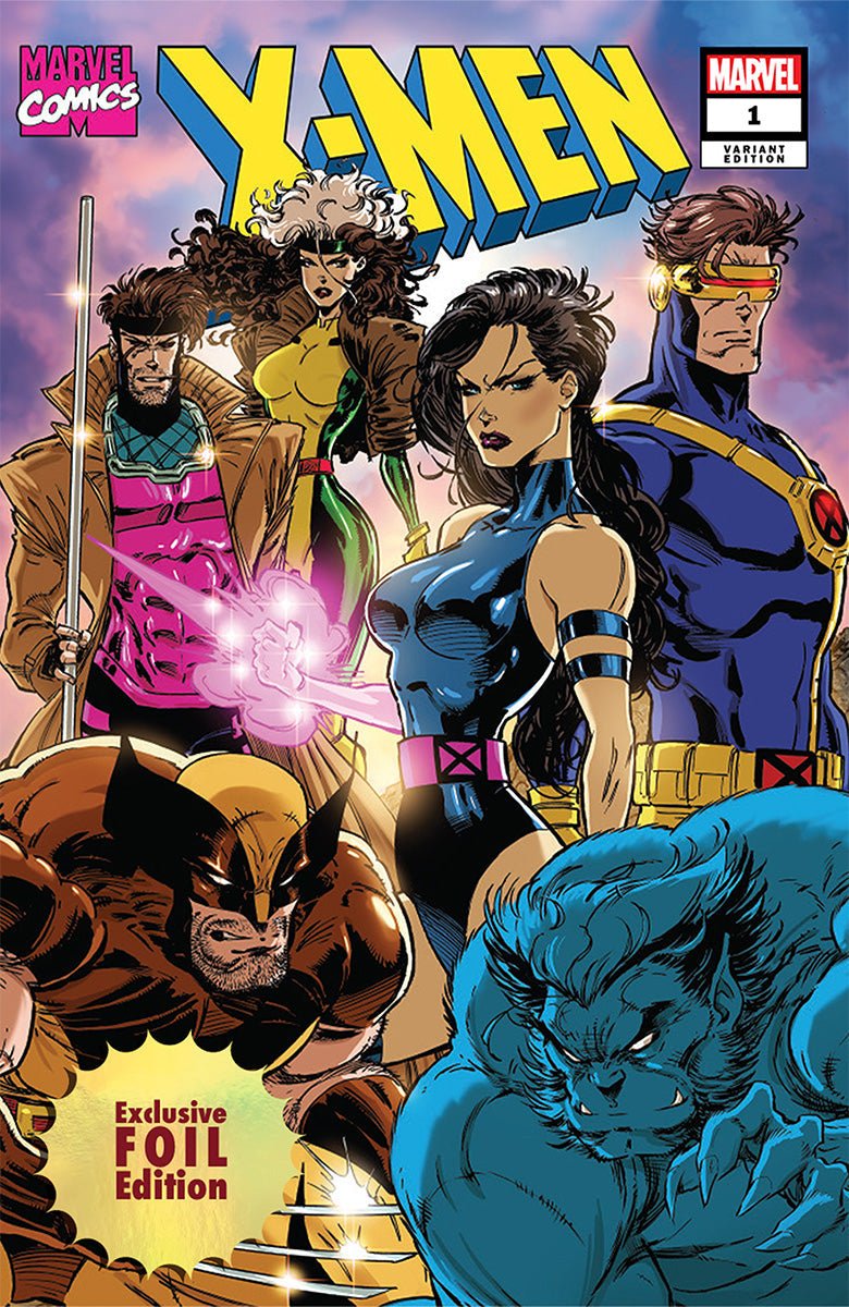 [FOIL] X - Men 1 (1991) Facsimile Kaare Andrews MEGACON 2025 Exclusive Blue Team Var (02/05/2025) - DelsBricks Toys & CollectiblesCOMIC BOOKDelsBricks Toys & CollectiblesUnknown Comic Books