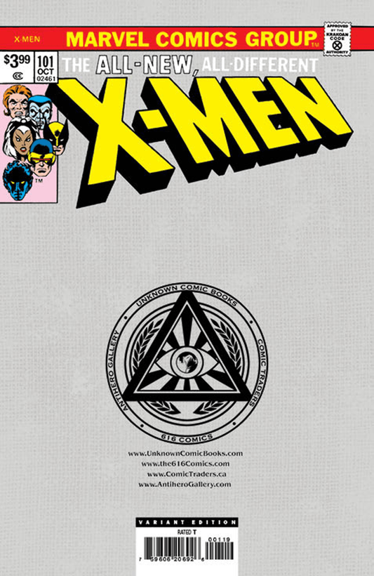 [Foil] X - Men 101 Facsimile Edition Unknown Comics Dave Cockrum Exclusive Var (09/27/2023) - DelsBricks Toys & CollectiblesCOMIC BOOK EXCLUSIVEDelsBricks Toys & CollectiblesUnknown Comic Books