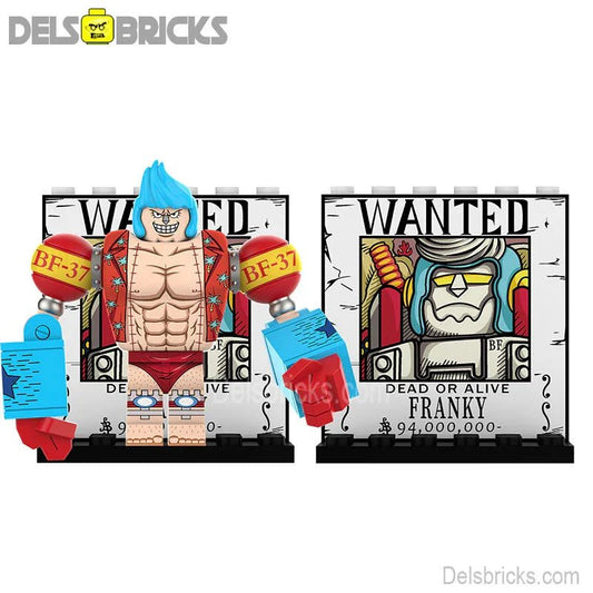 Franky Big Figure ONE PIECE Anime Lego Minifigures custom toys 1 - DelsBricks MinifiguresMinifiguresDelsBricks MinifiguresDelsbricks