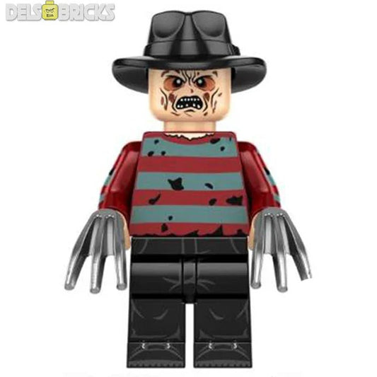 Freddy Krueger Nightmare on Elm Street Lego Minifigures Custom Horror Toys 1 - DelsBricks MinifiguresLego Horror MinifiguresDelsBricks MinifiguresDelsbricks.com