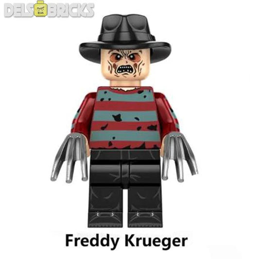 Freddy Krueger Nightmare on Elm Street Lego Minifigures Custom Horror Toys 1 - DelsBricks MinifiguresLego Horror MinifiguresDelsBricks MinifiguresDelsbricks.com