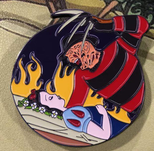 Freddy Krueger Snow White mashup Enamel Pins Near Me - DelsBricks MinifiguresEnamel Pins Copper Lapel fashion PinsDelsBricks MinifiguresDelsbricks.com