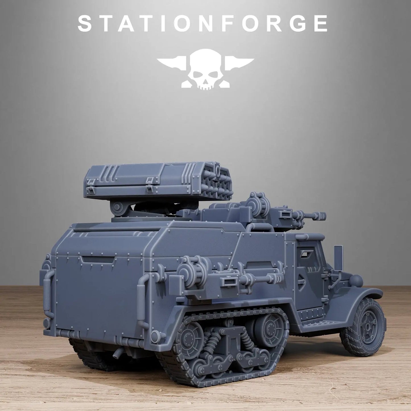 Free Guard Halftrack by Station Forge 28/32mm Heroic Scale Miniature, 150mm, Tank, Resin Model - DelsBricks Toys & CollectiblesResin Printed MiniatureDelsBricks Toys & CollectiblesMega Diamonds & Schwartzreiter Mini Forge