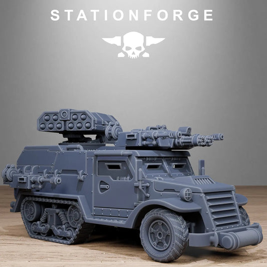 Free Guard Halftrack by Station Forge 28/32mm Heroic Scale Miniature, 150mm, Tank, Resin Model - DelsBricks Toys & CollectiblesResin Printed MiniatureDelsBricks Toys & CollectiblesMega Diamonds & Schwartzreiter Mini Forge