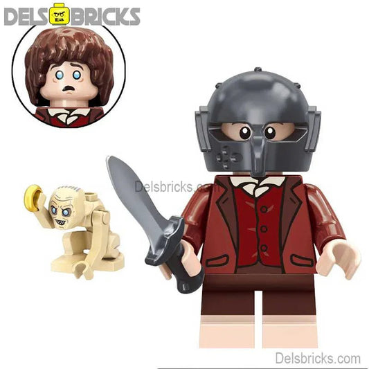 Frodo Baggins from Lord of The Rings Lego Minifigures Custom Toys - DelsBricks MinifiguresMinifiguresDelsBricks MinifiguresDelsbricks