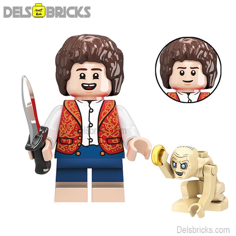 Frodo Baggins Lord of The Rings Lego Minifigures Custom Toys 3 - DelsBricks MinifiguresMinifiguresDelsBricks MinifiguresDelsbricks
