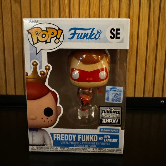 Funko Fundays Experience 2025: Pop! Originals DC Freddy Funko as Red Lantern () LE1000 - DelsBricks Toys & CollectiblesDelsBricks Toys & CollectiblesRalphie's Funhouse