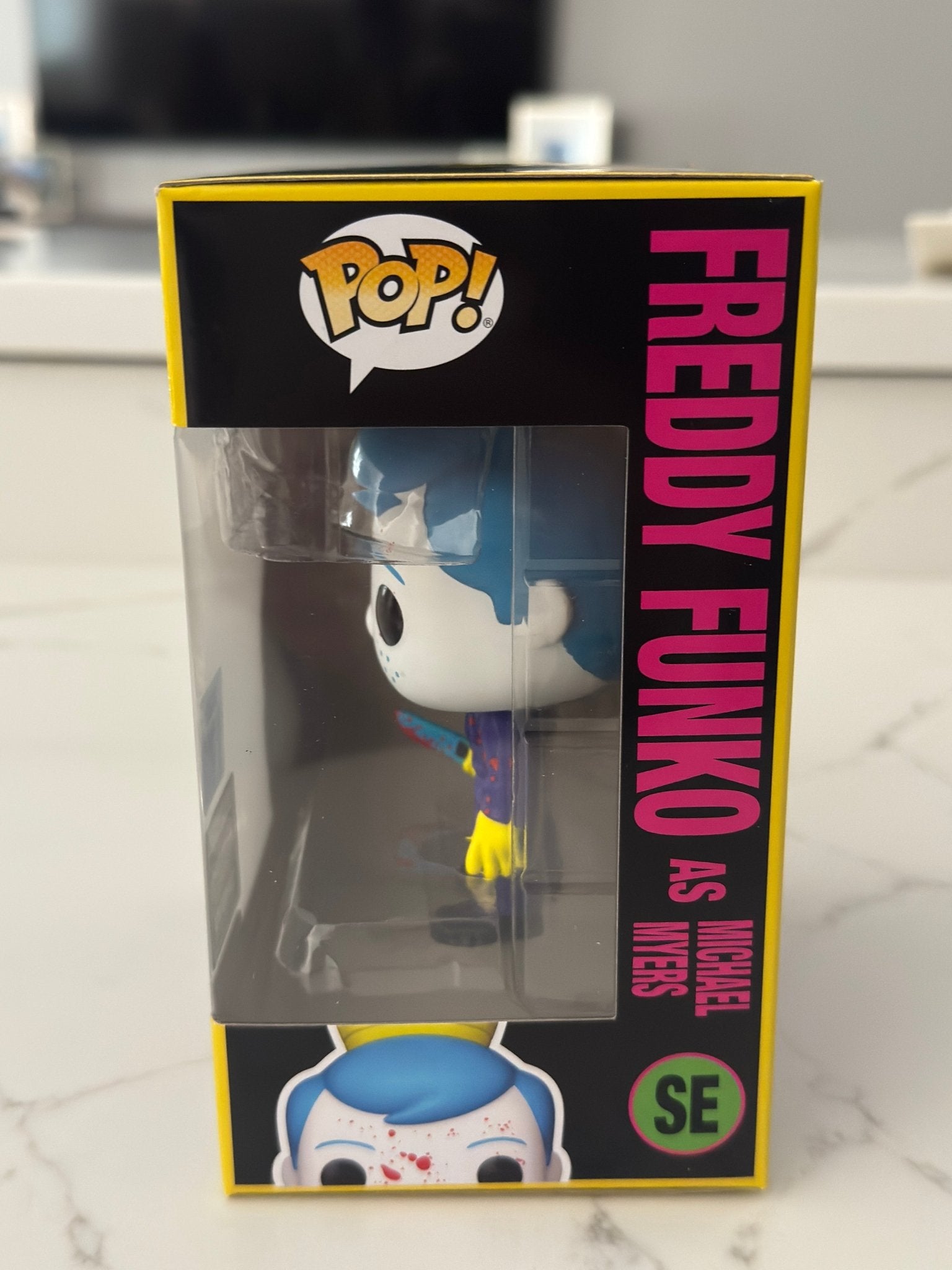 Funko Fundays Experience 2025: Pop! Originals HORROR Halloween Freddy Funko as Michael Myers (Blacklight) LE150 - DelsBricks Toys & CollectiblesDelsBricks Toys & CollectiblesRalphie's Funhouse
