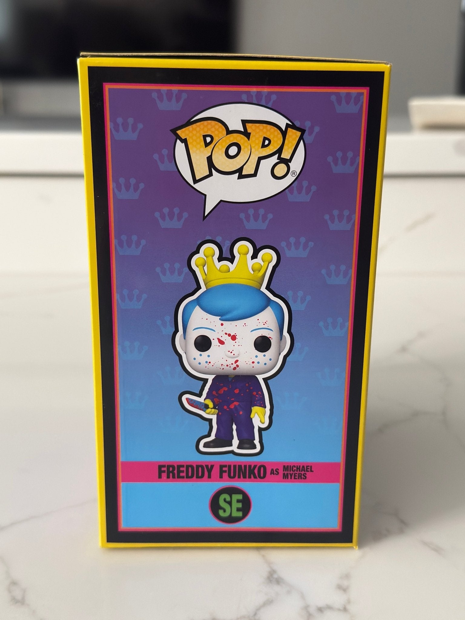 Funko Fundays Experience 2025: Pop! Originals HORROR Halloween Freddy Funko as Michael Myers (Blacklight) LE150 - DelsBricks Toys & CollectiblesDelsBricks Toys & CollectiblesRalphie's Funhouse