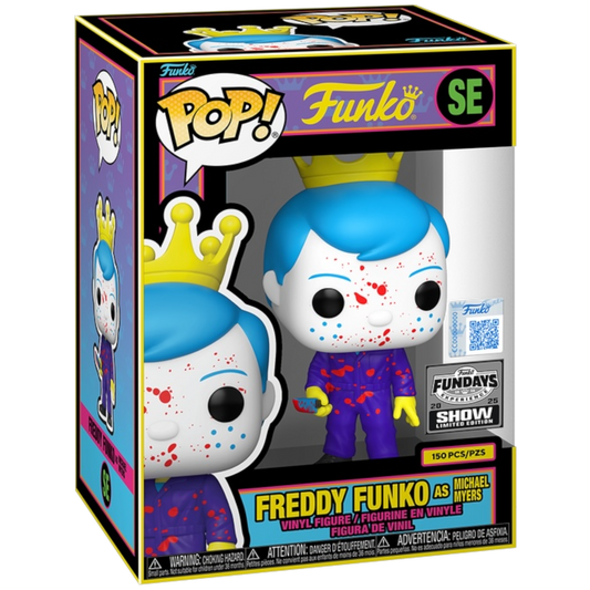 Funko Fundays Experience 2025: Pop! Originals HORROR Halloween Freddy Funko as Michael Myers (Blacklight) LE150 - DelsBricks Toys & CollectiblesDelsBricks Toys & CollectiblesRalphie's Funhouse