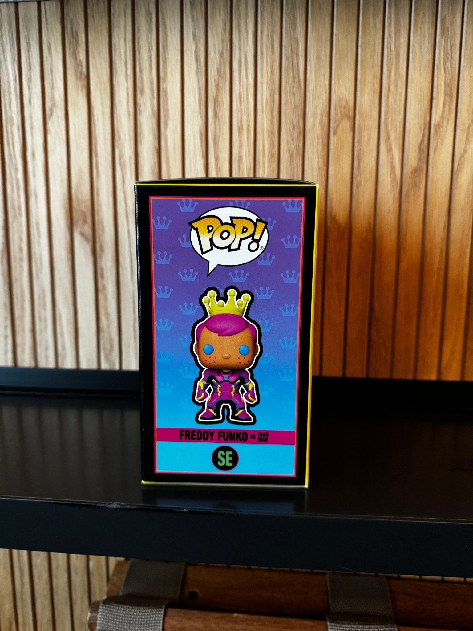 Funko Fundays Experience 2025: Pop! Originals MARVEL Freddy Funko as Iron Man (Blacklight) LE500 - DelsBricks Toys & CollectiblesDelsBricks Toys & CollectiblesRalphie's Funhouse