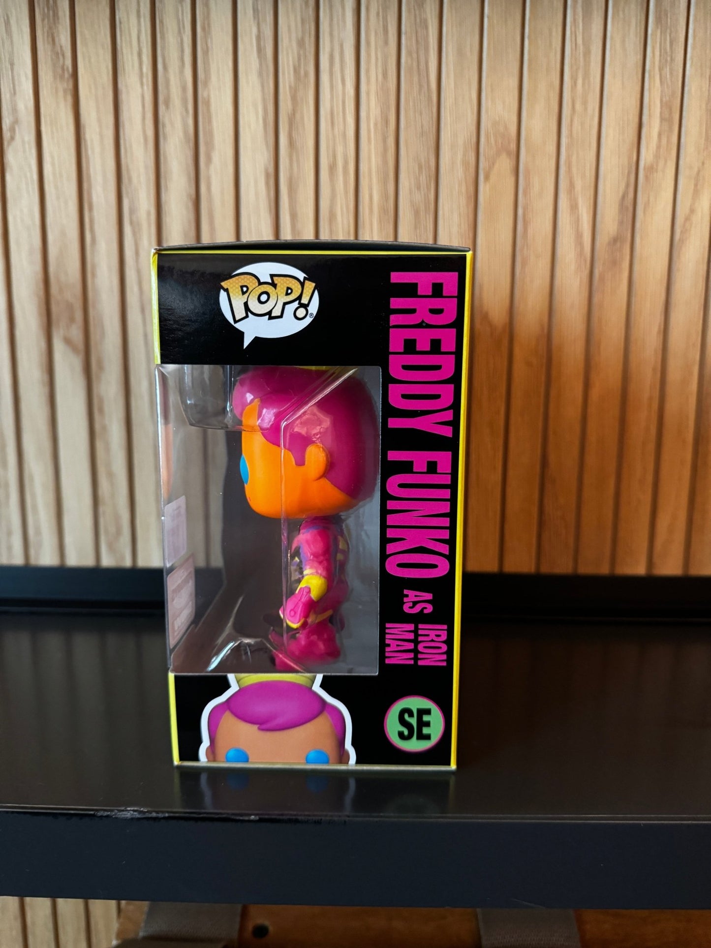 Funko Fundays Experience 2025: Pop! Originals MARVEL Freddy Funko as Iron Man (Blacklight) LE500 - DelsBricks Toys & CollectiblesDelsBricks Toys & CollectiblesRalphie's Funhouse