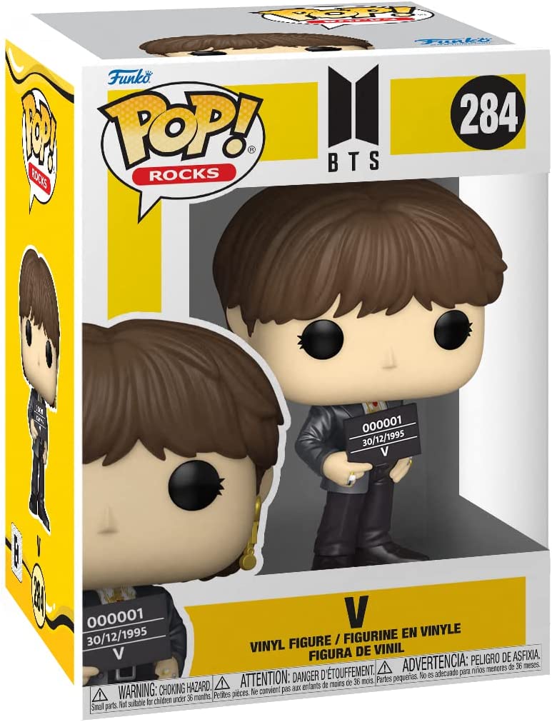 Funko Pop! 284 Rocks: BTS - V Figure - DelsBricks Toys & CollectiblesFiguresDelsBricks Toys & CollectiblesSuper Anime Store