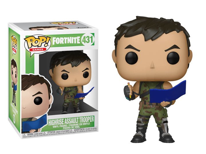 Funko POP 431: Fortnite S1 - Highrise Assault Trooper Figure - DelsBricks Toys & CollectiblesFiguresDelsBricks Toys & CollectiblesSuper Anime Store