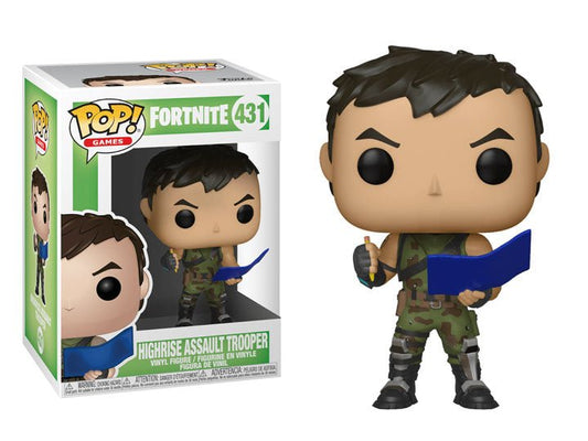 Funko POP 431: Fortnite S1 - Highrise Assault Trooper Figure - DelsBricks Toys & CollectiblesFiguresDelsBricks Toys & CollectiblesSuper Anime Store