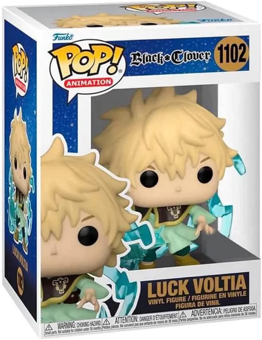 Funko Pop Black Clover Luck Voltia 1102 - AAA Anime Exclusive Figure - DelsBricks Toys & CollectiblesFiguresDelsBricks Toys & CollectiblesSuper Anime Store