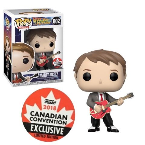 Funko POP! Marty McFly With Guitar (Canadian Convention Exclusive) 602 - DelsBricks Toys & CollectiblesDelsBricks Toys & CollectiblesRalphie's Funhouse