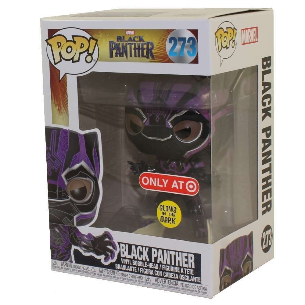 Funko POP! Marvel: Black Panther - Purple Glow Black Panther (Target Exclusive) - DelsBricks Toys & CollectiblesDelsBricks Toys & CollectiblesRalphie's Funhouse