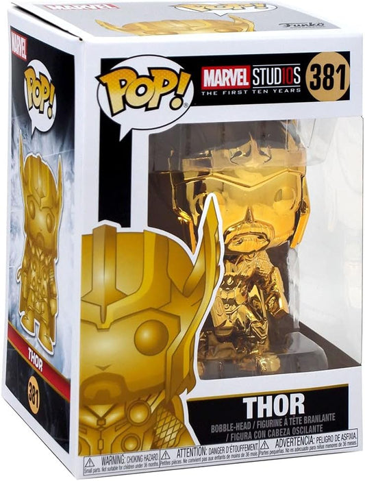 Funko Pop Marvel: Studios 10 - Thor (Gold Chrome) - DelsBricks Toys & CollectiblesDelsBricks Toys & CollectiblesRalphie's Funhouse