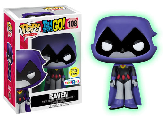 Funko Pop Television: Teen Titans - Purple Raven Glow in the Dark 108 - DelsBricks Toys & CollectiblesDelsBricks Toys & CollectiblesRalphie's Funhouse