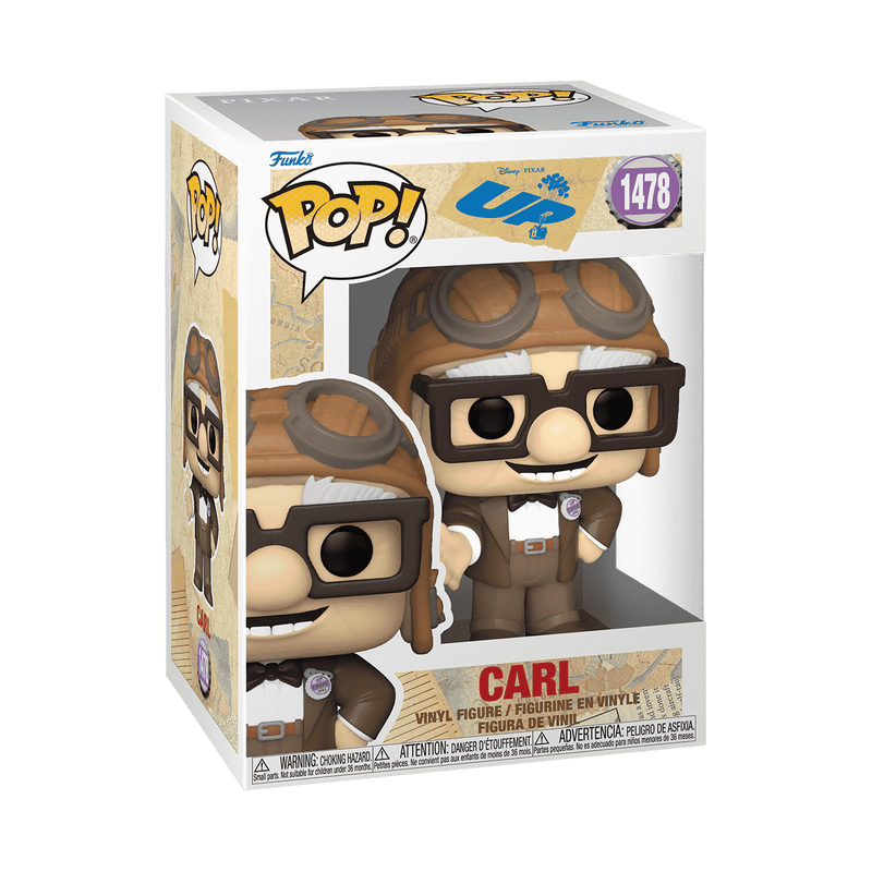 Funko POP! Up - Carl in Aviator Hat Vinyl Figure 1478 - DelsBricks Toys & CollectiblesPOP! VinylDelsBricks Toys & CollectiblesShumi Toys & Gifts
