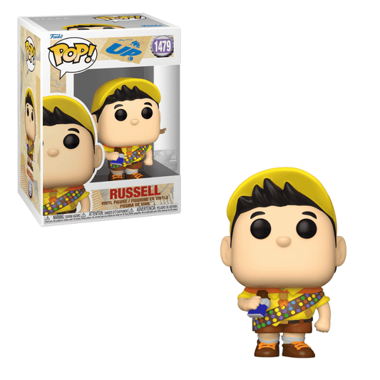 Funko POP! Up - Russell with Chocolate Bar Vinyl Figure 1479 - DelsBricks Toys & CollectiblesPOP! VinylDelsBricks Toys & CollectiblesShumi Toys & Gifts