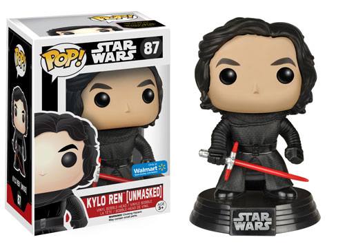 Funko Star Wars: The Force Awakens Pop! Unmasked Kylo Ren 87 Vinyl Bobble - Head - DelsBricks Toys & CollectiblesDelsBricks Toys & CollectiblesRalphie's Funhouse