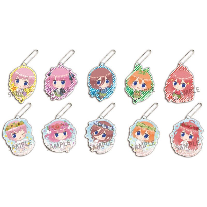 FUWAWAKKO THE QUINTESSENTIAL QUINTUPLETS SS UNIFORM & DRESS ACRYLIC KEYCHAIN Blind Box (1 Blind Box) - DelsBricks Toys & CollectiblesFiguresDelsBricks Toys & CollectiblesSuper Anime Store