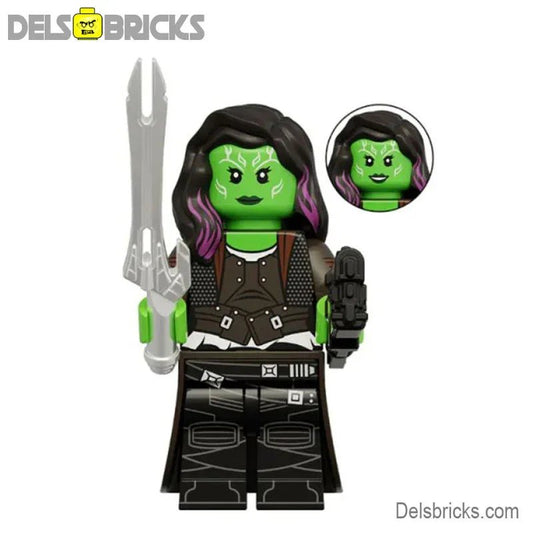Gamora Guardians of the Galaxy Minifigures - DelsBricks MinifiguresMinifiguresDelsBricks MinifiguresDelsbricks