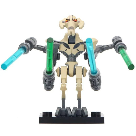 General Grievous (Brown) Star Wars Lego Minifigures Custom Toys 1 - DelsBricks MinifiguresLego Star Wars MinifiguresDelsBricks MinifiguresDelsbricks.com