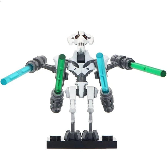 General Grievous (Gray) Lego Star wars Minifigures custom Toys 2 - DelsBricks MinifiguresLego Star Wars MinifiguresDelsBricks MinifiguresDelsbricks.com