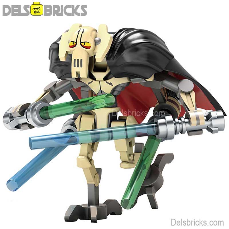 General Grievous Lego Star Wars Minifigures Custom Toys 3 - DelsBricks MinifiguresLego Star Wars MinifiguresDelsBricks MinifiguresDelsbricks.com