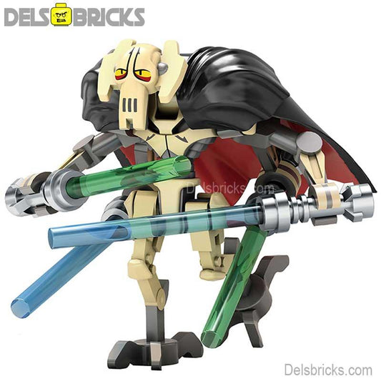 General Grievous Lego Star Wars Minifigures Custom Toys 3 - DelsBricks MinifiguresLego Star Wars MinifiguresDelsBricks MinifiguresDelsbricks.com